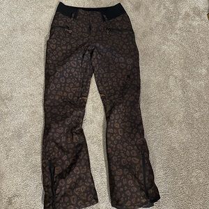 Burton Marcy High Rise Cheetah Pants MD